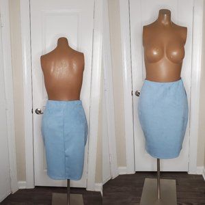 Suede Midi Skirt